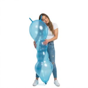 Giant Caterpillar Balloon - Crystal